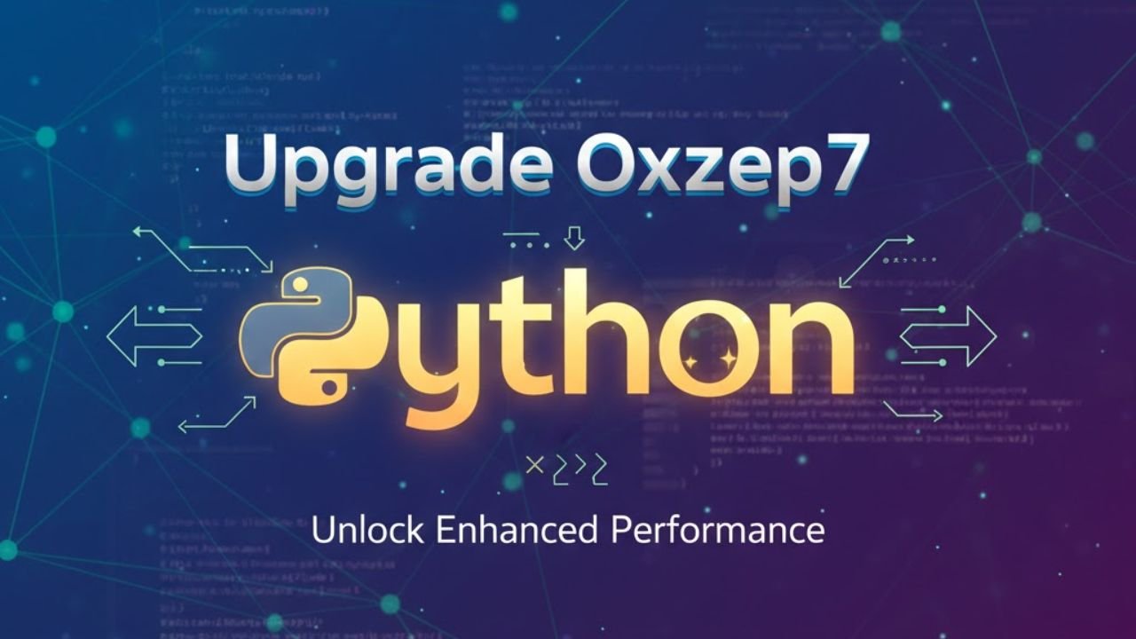 Upgrade Oxzep7 Python