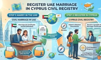 Register UAE Marriage in Cyprus Civil Registry