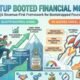 Startup booted financial modeling