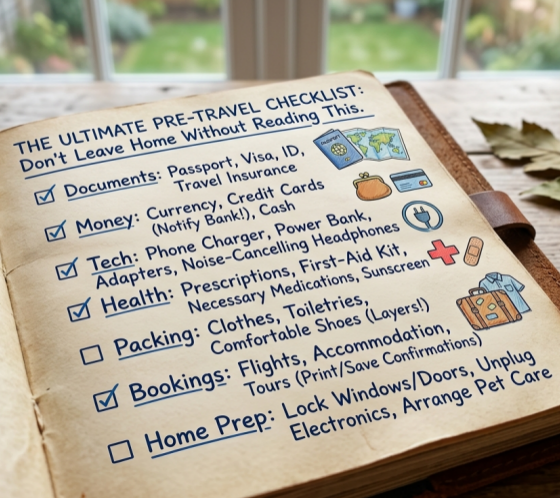 Essential Pre-Travel Checklist Every Traveler Needs