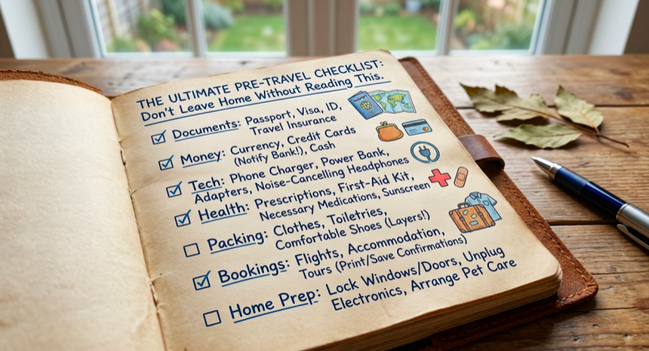 Essential Pre-Travel Checklist Every Traveler Needs